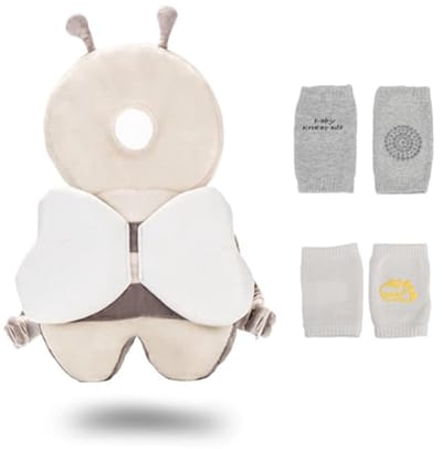 Baby Hoofdbescherming en Knie Pads voor Veilig Kruipen en Lopen