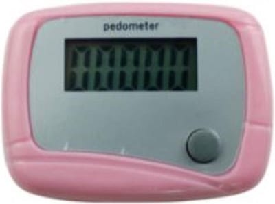 Finnacle - Meet je prestaties onderweg met Finnacle: Stappenteller - Mini - Afstandsmeter - Calorie Verbrandings Meter - LCD - Roze