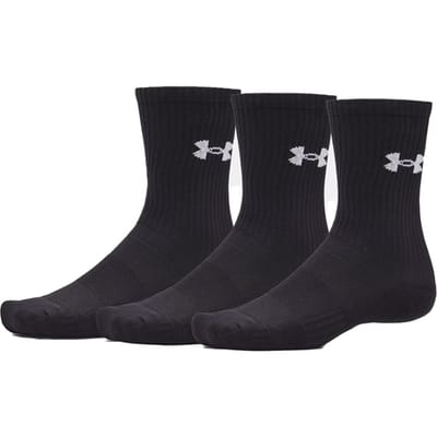 Under Armour Performance Cotton 3p Crw Sokken Zwart K008