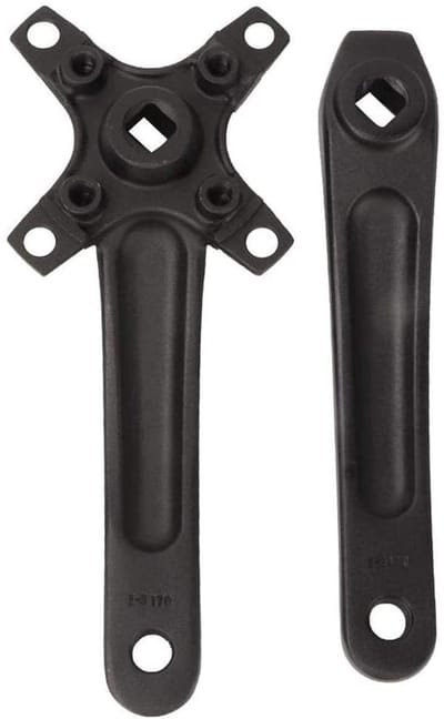 Dailygoods- Mountainbike Cranks 170 mm - Aluminiumlegering - Lichtgewicht - Duurzaam - Fietsaccessoires - Eenvoudig te installeren - Fietscranks
