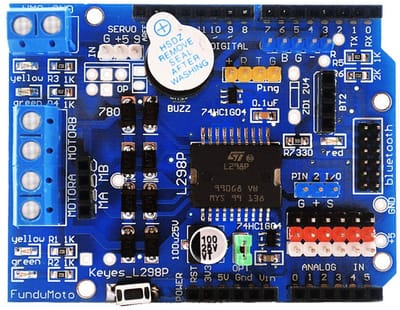 L298P Motor Driver Module H-Brug DC Stappenmotor Controller voor Arduino