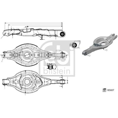 Draagarm, wielophanging FEBI BILSTEIN 185607