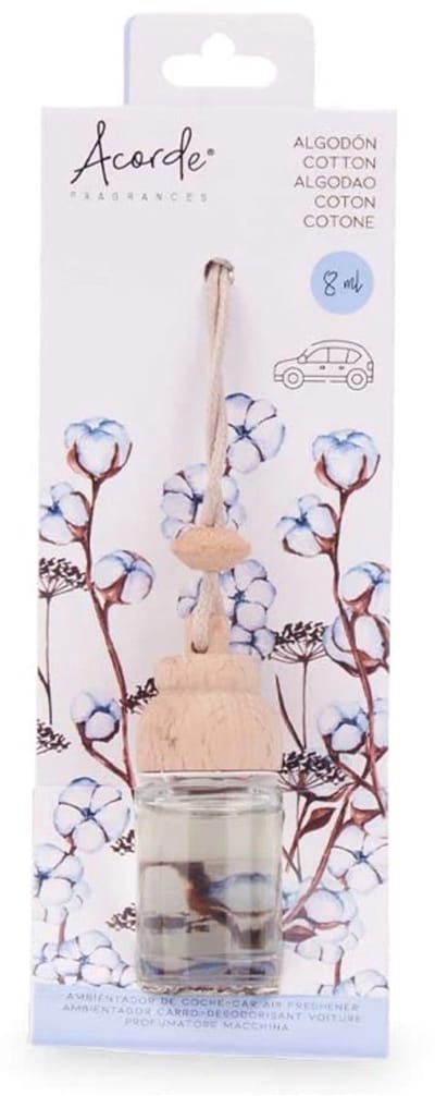 Acorde - auto luchtverfrisser - geur katoen - cotton - 8ml
