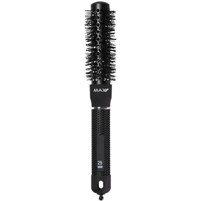 Max Pro Keramische Ronde Borstel 25mm - Barber borstel - Jongens en meisjes - Round brush - Brostel - Roundbrush - Krulborstel - Fohnborstel - Styling brush