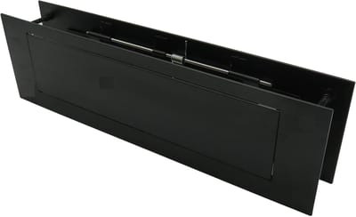 Postsleuf Deur - Briefgleuf Brievenbus - Post Ontvangen - Roestvrij Staal - 33 x 10 cm - Zwart