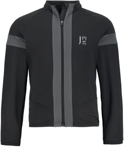 JAY-PI - Heren - Softshell jas FLEXNAMIC® bikewear binnenkant fleece zipper - Zwart - Maat XXL