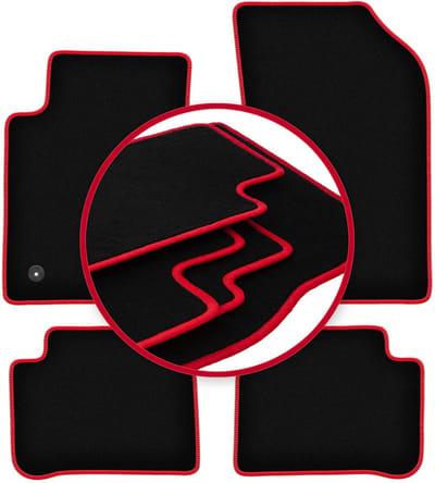 CARLUX-RED automatten voor: Citroen C3 III hatchback (2017-)