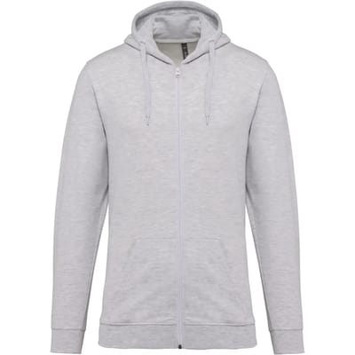 Kariban Sweater met rits en capuchon K479 - Ash Heather - S