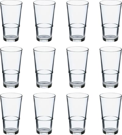 Bierglas Vaasje 25cl Stapelbaar Doos 12 Stuks Bierglazen