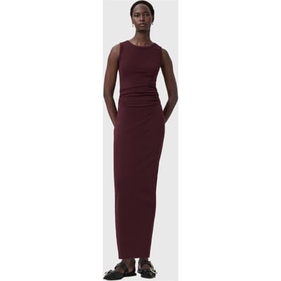 AllSaints Katarina Dress Oxblood Red Taglia: 12 | Maxi abiti Outlet | Donna | Rosso