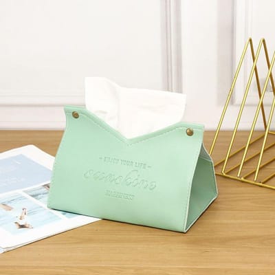 PU Leer Tissuebox V-vormige Opening Rolpapier Toiletpapier Auto Woonkamer Hotels Slaapkamer Studeerkamer Servettenopslag Voor Thuis