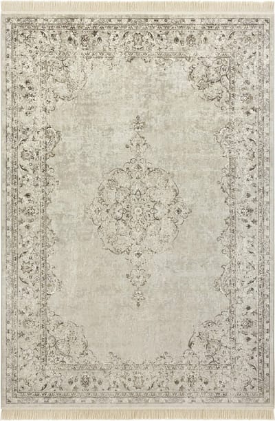 Vintage vloerkleed - Oriental crème 95x140