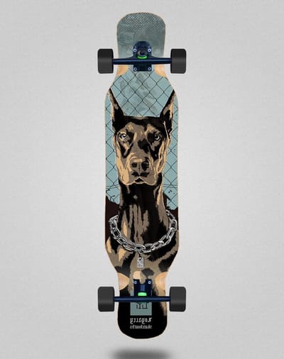 Longboard Compleet - Skateboard Plank - Cruisen Door Stad - Grote Stabiliteit - 46 x 10 Inch - Turquoise