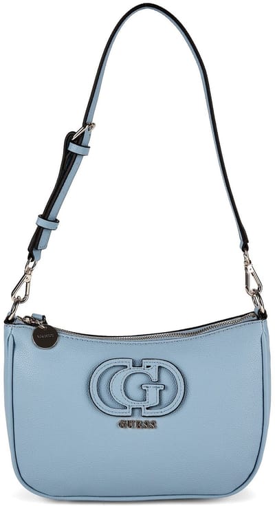 GUESS schoudertas Isola Shoulder Bag Light Blue Lichtblauw