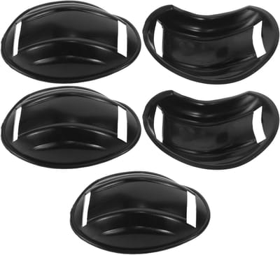 Kinbeschermers Helm - Kinsteun Kussens - Activiteiten Beschermen - Eenvoudige Installatie - 5 Stuks - Zwart