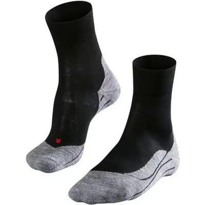 FALKE RU4 anti-blaar katoen functioneel materiaal hardloopsokken dames zwart - maat 35-36