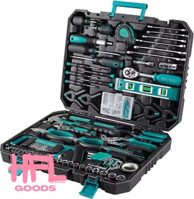 HFL Goods Gereedschapskist - 198 Delig - Handgereedschap - Universeel Gereedschap