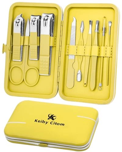 Professionele Manicure Set 10-delige Nagelverzorgingskit voor Thuis en Reizen