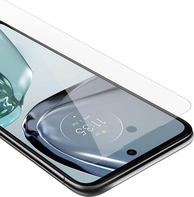 Cadorabo Screenprotector geschikt voor Motorola MOTO G62 5G - Pantser film Beschermende film in KRISTALHELDER Geharde (Tempered) display beschermglas in 9H hardheid met 3D Touch