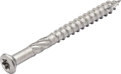 Vlonderschroeven - Torx 25 - 5x60mm - RVS-410 - Deeldraad (100 stuks)