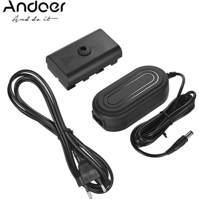 Andoer Dummy Batterij DC 8V 3A Schakelende Voeding Adapter voor NEEWER CN-160 CN-126 Andoer W160 US Plug