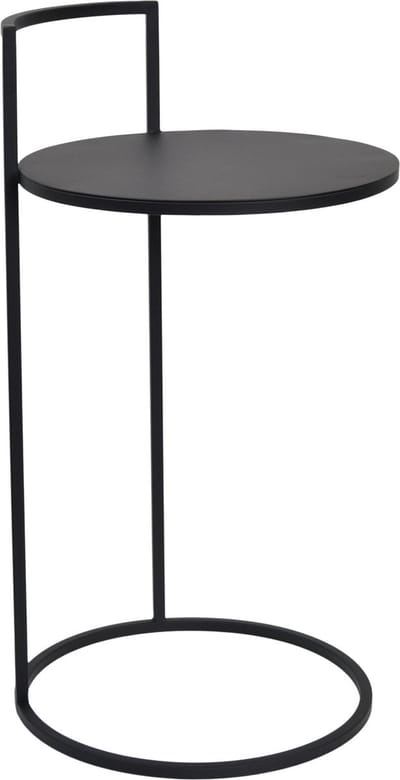 LOFT42 Jimmy Bijzettafel - Metaal - Mat Zwart -35x35x66