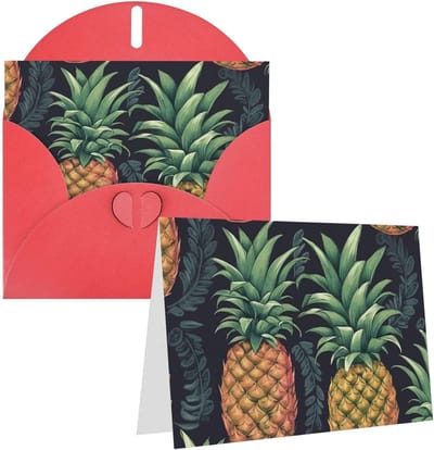 Wenskaarten met envelop - Blanco kaarten notitie - Feestelijke gelegenheden - Parelmoer afwerking - 10 x 15 cm - Rood