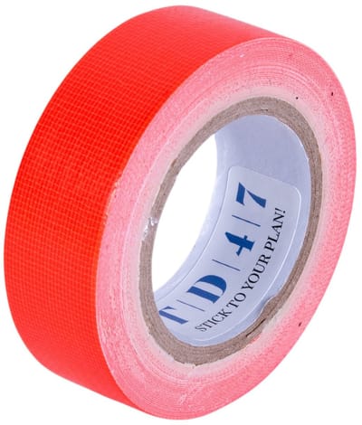 TD47 Gaffa Tape Fluor Minirol 19mm x 5m Oranje