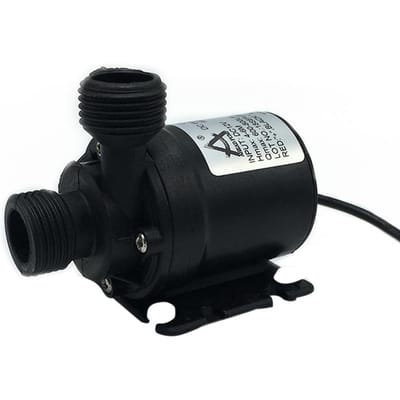 Mini Micro borstelloze onderwatermotor waterpomp ultra stille lift 5M 800L/H onderwater waterdicht DC12V