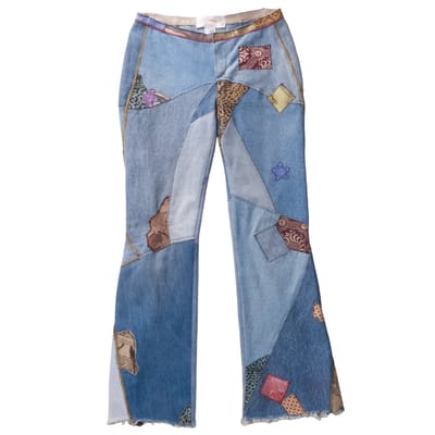 Roberto Cavalli Patchwork Jeans - jaren 2000