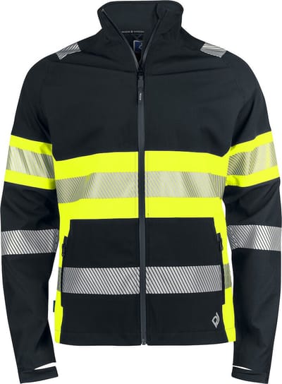 ProJob 6442 SIGNALISATIE REGENJAS EN ISO 20471 KLASSE 1 646442 - Geel/Zwart - 4XL