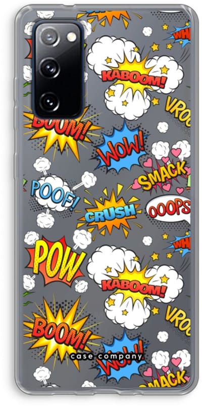 Case Company® - Hoesje geschikt voor Samsung Galaxy S20 FE / S20 FE 5G hoesje - Pow Smack - Soft Cover Telefoonhoesje - Bescherming aan alle Kanten en Schermrand