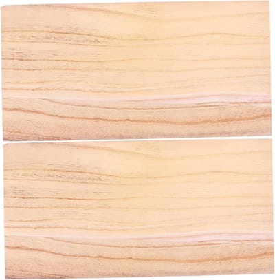 Houten Planken - Massief Hout - Doe-het-zelf Projecten - Splintervrije Afwerking - 40 x 20 cm - Onbewerkt Beige
