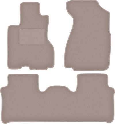 Beige veloursmatten voor: Honda CR-V II SUV (2001-2006)
