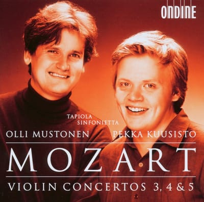 Olli Mustonen, Pekka Kuusisto, Tapiola Sinfonietta - Mozart: Violin Concertos 3, 4 & 5 (CD)