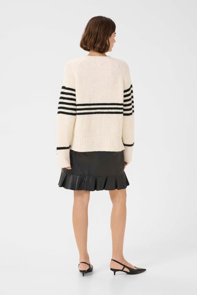 Pullover CUnicky Relaxed fit black offwhite