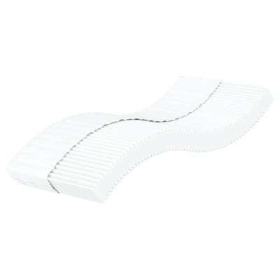 vidaXL - Schuimmatras - hardheid - H2 - H3 - 90x220 - cm - wit
