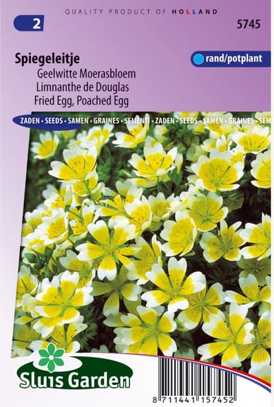 Sluis Garden - Spiegeleitje, Geelwitte Moerasbloem