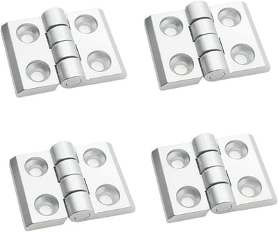 Zinklegering Scharnieren voor Kastdeuren - 4 Stuks, Lichtgewicht en Duurzaam