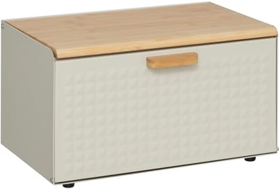 5Five Sensia Bamboe/Metaal Broodtrommel - 36x21x34cm - Klei