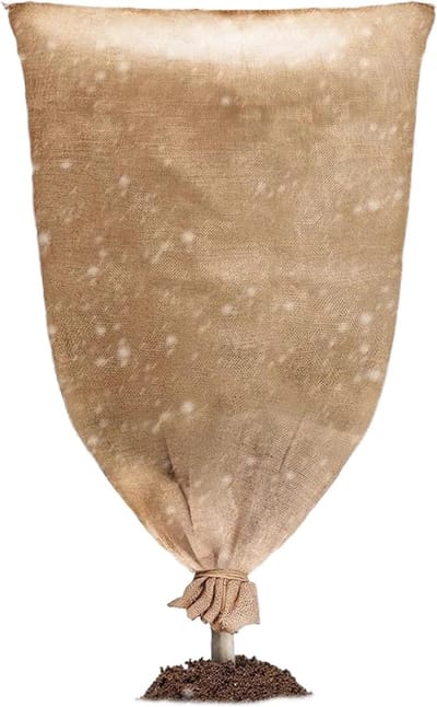 Jute Plantenhoezen - Beschermzakken - Planten Beschermen - Herbruikbaar Weerbestendig - 80x120cm - Bruin
