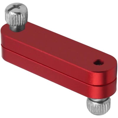 Houtbewerking Aanslagblok Aftekenen Stalen Liniaal Positionering Aluminiumlegering Liniaal Aanslag Afteekgereedschap rood