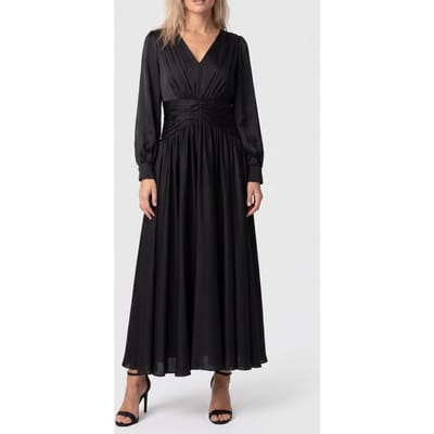 GUESS  Eco Helene Maxi Dress Jet Black A996 Taglia: XS | Maxi abiti Outlet | Donna | Nero