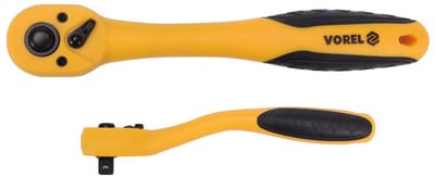 Vorel 53575 Serie - Ratelsleutel - 1/4" - Ergonomische Handgreep - Staal CrV