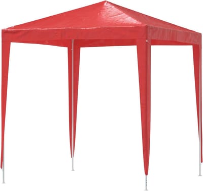 Feesttent - Outdoor Paviljoen - Feestelijke Bijeenkomsten - Weerbestendig PE - 200 x 200 cm - Rood