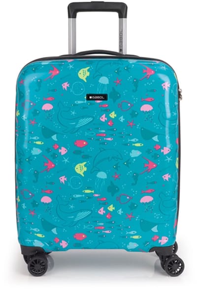 Gabol Acqua 4 wielen Cabinewagen 55 cm - Harde bagage - TSA slot - turquesa