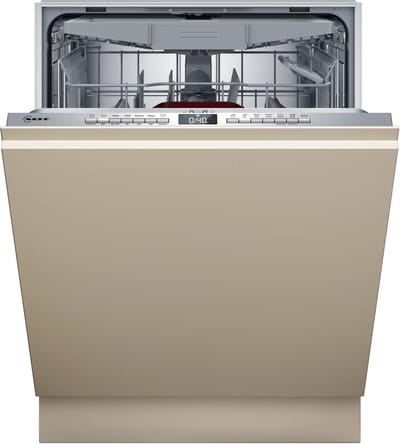 Neff S155EVX04E - Inbouwvaatwasser - Volledig ingebouwd - 14 couverts - B label - 44 dB - Knoppen - RVS - Home connect - Bestekmand