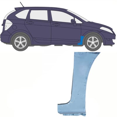 Reparatiepaneel voorspatbord voor Honda FR-V 2005-2009 / Rechts