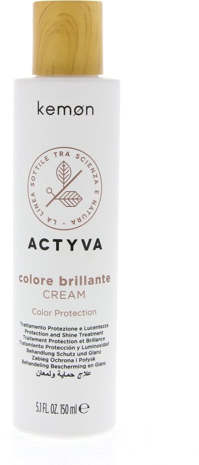 Kemon Colore Brillante Cream - Crème voor gekleurd haar - Beschermt en laat stralen