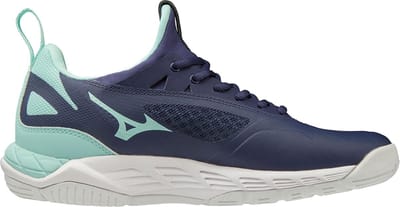Mizuno Wave Luminous  Sportschoenen - Maat 38.5 - Vrouwen - donkerblauw/lichtblauw/wit
